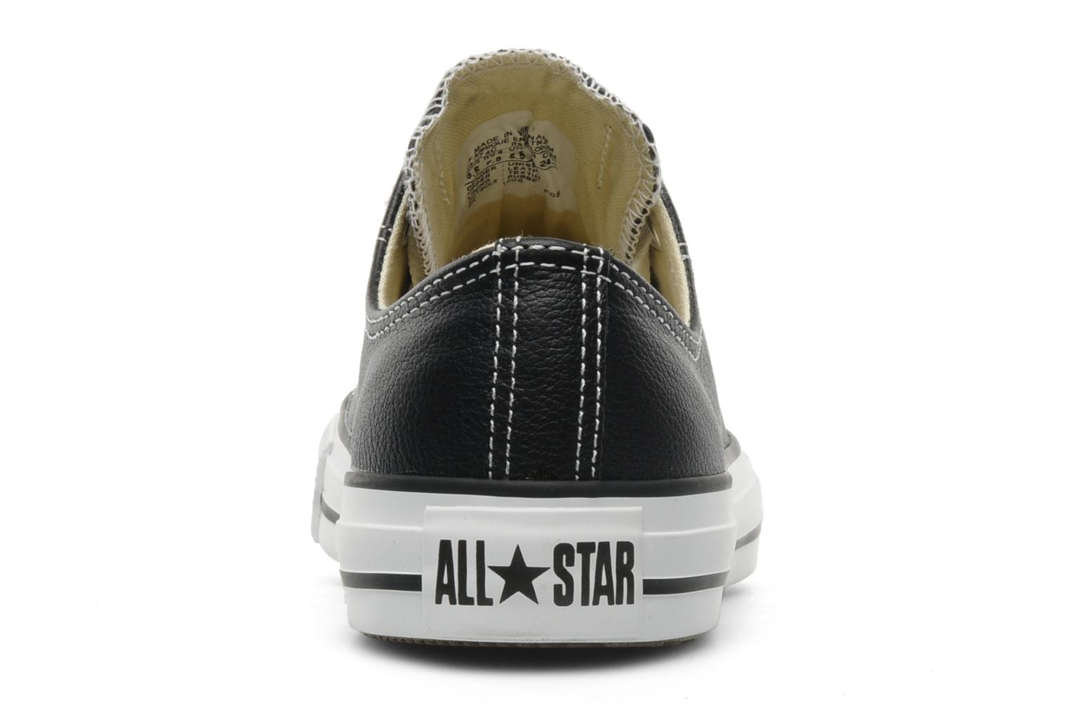 Converse Chuck Taylor All Star Leather Ox W (Zwart) - Sneakers chez Sarenza (103698)